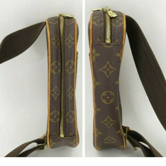 100% Auth Louis Vuitton Pochette Gange Bum Bag - Picture 4 of 8